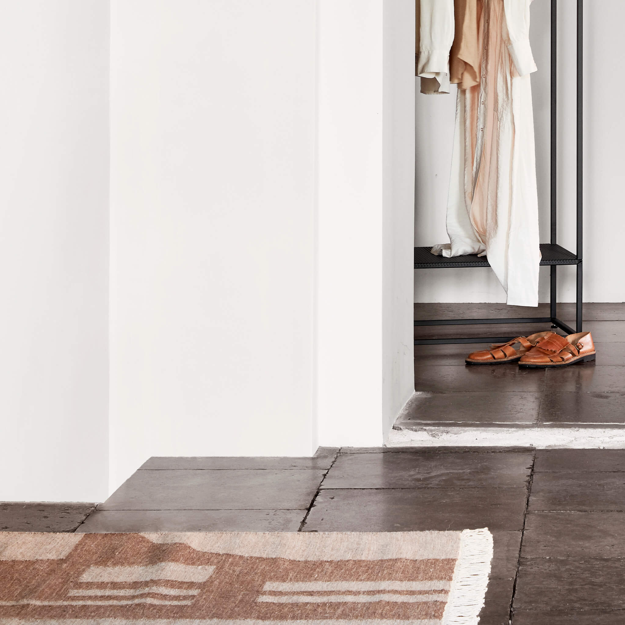 Contemporary Kelim Gulvtæppe 140 x 200