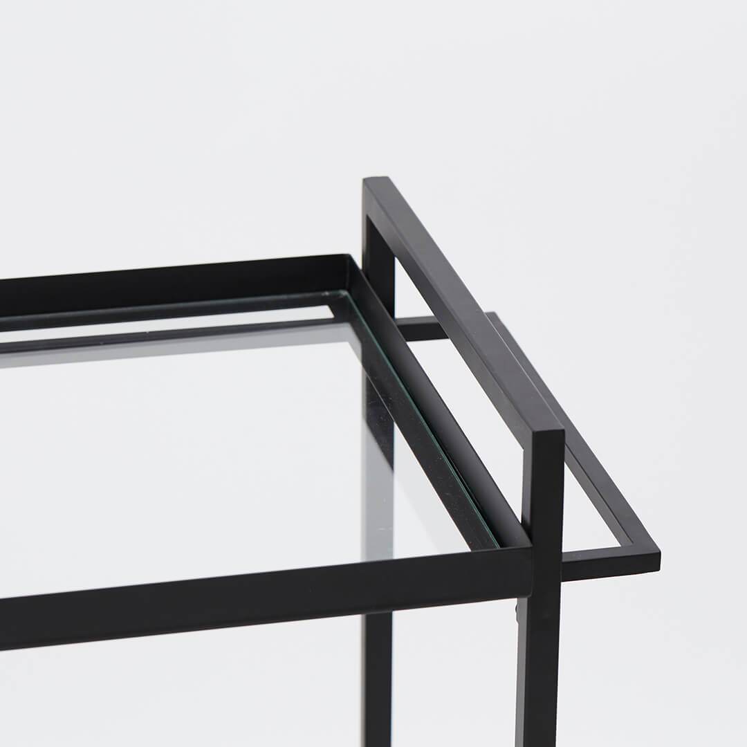glas og stål barvogn serveringsvogn kristina dam studio bauhaus trolley